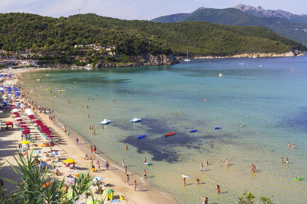 Villetta Biodola Beach Portoferraio Bagian luar foto